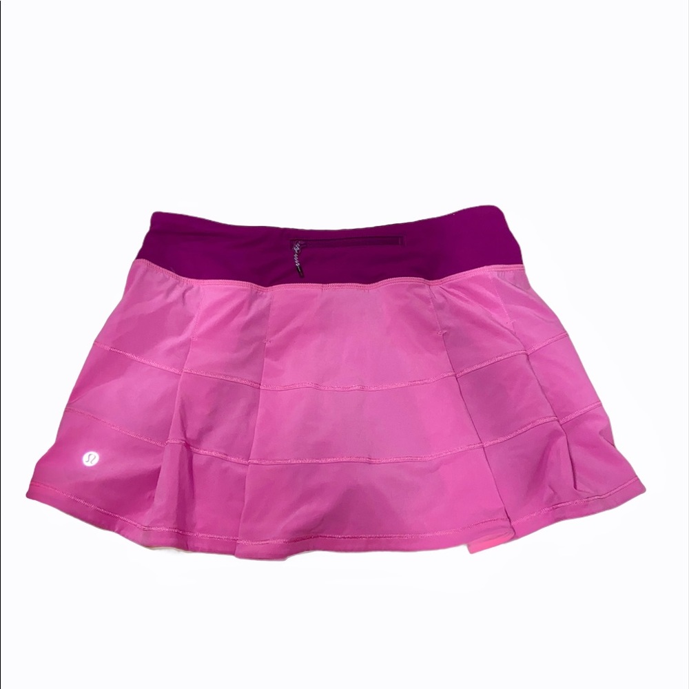 Lululemon pace rival skirt II skort pink paradise